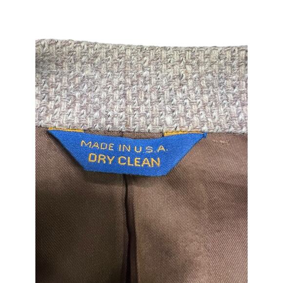 Vintage Pendleton Men’s Western Herringbone Tweed Wool Suede‎ Jacket - 42 Long - Picture 5 of 7